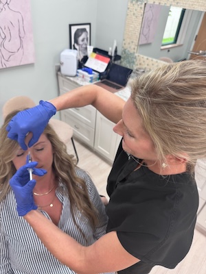 Injectables for frown lines at Mazza Plastic Surgery, Fort Meyers, FL